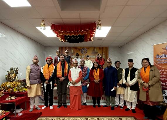 नेपाली समुदाय फकाउँदै डेभिड ओर्किन, गरे तीन वाचा